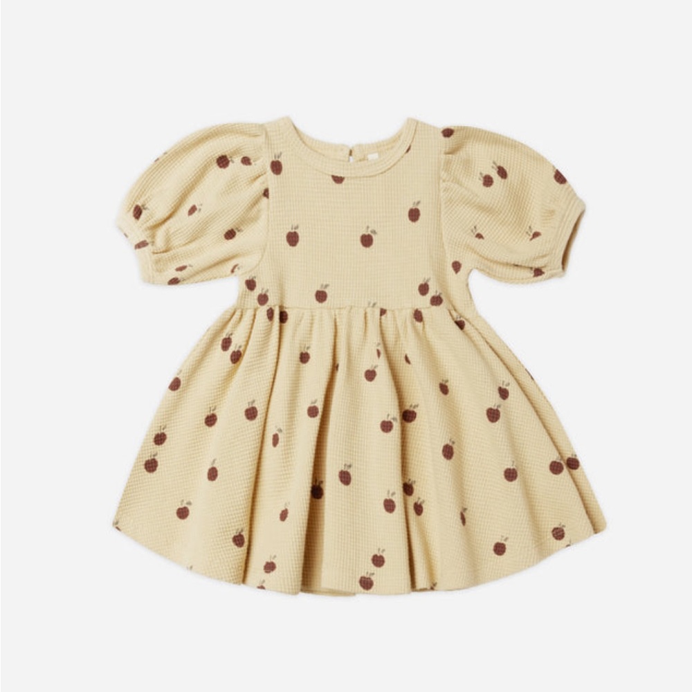 Quincy Mae Apple babydoll dress